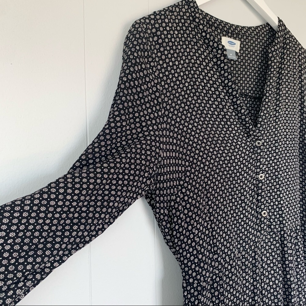 Black midi swing dress!